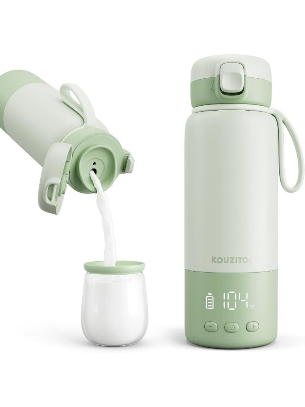 Travel-Friendly Portable Bottle Warmer - Fast 2-Minute Heating for Breast Milk